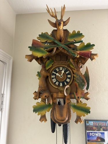 Large vintage deer hunter - vintage,