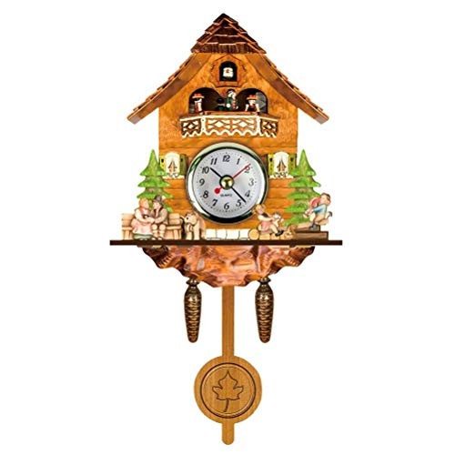 Antique wooden cuckoo clock - antique,