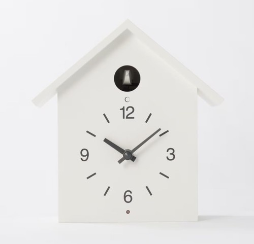 Muji cuckoo clock white - cuckoo,
