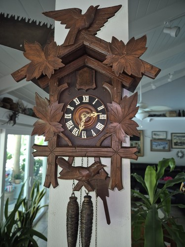Large old count wheel cuckoo - large,