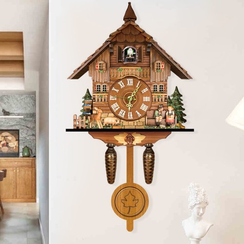 Black forest cuckoo - forest, clock