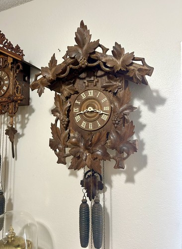 Antique cuckoo clock large - antique,